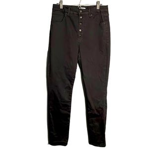 GOOD AMERICAN Good Waist High Rise Skinny Jeans Button Closure